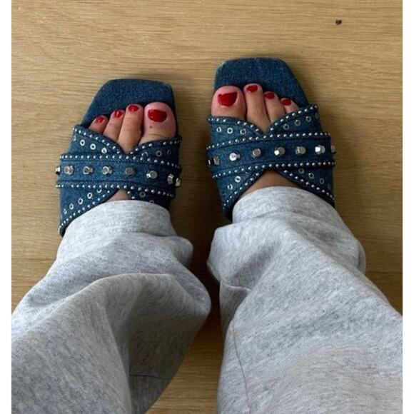 ZARA Square Toe Flats NWT - Picture 5 of 16